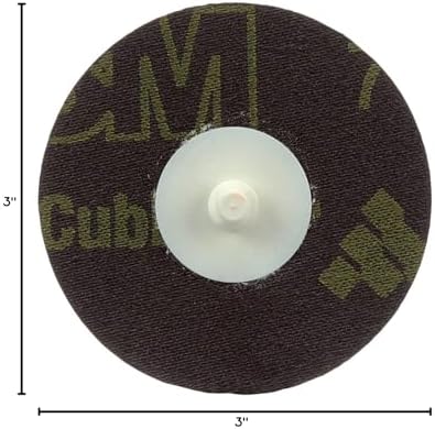 3M Roloc Disc, 361F, P120 XF-Weight, TR, 3 in, Die R300V