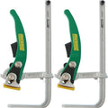 MICROJIG MatchFit Ratchet Clamp, 2-PACK | 7-Inch Capacity, Anti-Pivot Spring, Quick Release Trigger, No-Mar Clamp Pad, Compatible with Dovetail System & Track Saw Guide Rails, DVC-700RAPX2