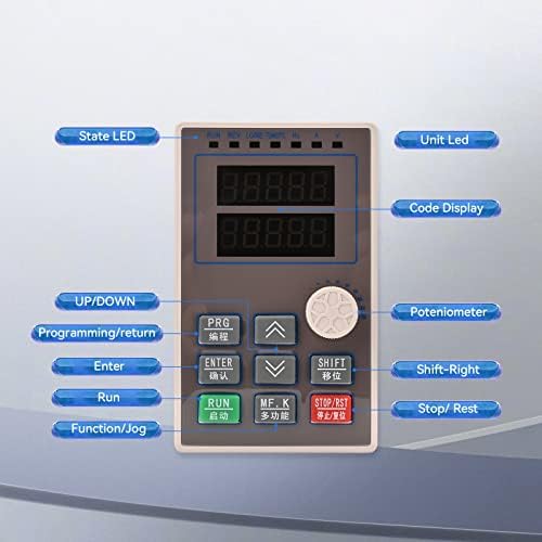 MOLLOM VFD 2.2KW 220V Variable Frequency Drive Inverter