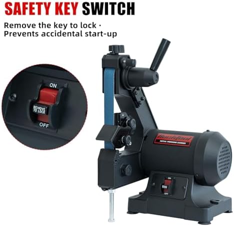 BUCKTOOL 1x30" Low Speed Belt Sander for Knife Sharpening,2.3A,1790RPM