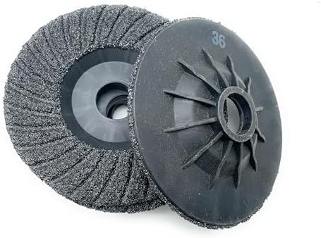 SIGNI 5 Pack SiC Plastic Back Grinding Wheel for Granite/Marble/Concrete and Glasses (4.5 INCH, 36 GRIT)