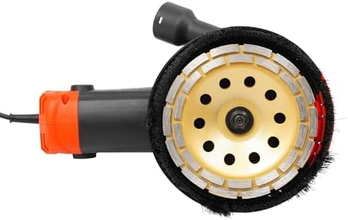 Concrete Grinder Machine, 2200W Electric Concrete Grinder Handheld Cement Grinder 7" 6 Variable Speed Concrete Grinding Machine Concrete Polishing Machine Sander