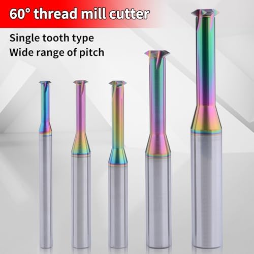 Metric Carbide Thread Mill Cutters for Aluminum d2.35 d3.15 d4.0 d4.8 d6.0