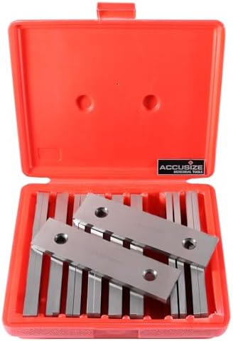 Accusize Precision Parallel Set 1/4 x 6 in 9 Pairs Alloy Steel