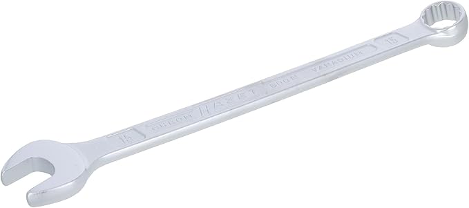 HAZET Combination Wrench Set 600SPC/16 I 16 Tools, Output: External Double Hexagon, Width Across Flats: 7-24 Mm, Slim Ring Wrench Shank with Extra Sturdy Double T-Profile