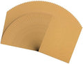 50 Pcs 100 Grit Sandpaper 9 x 11 Inch Sand Paper Alumina Gold