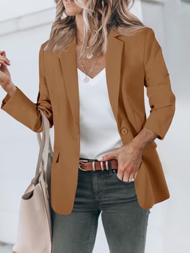Cicy Bell Womens Casual Blazers Long Sleeve Work Office Suit Jackets Blazer