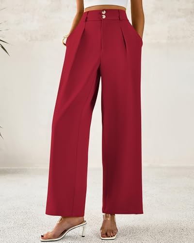 BTFBM Wide Leg Dress Pants Women Business Casual Outfits