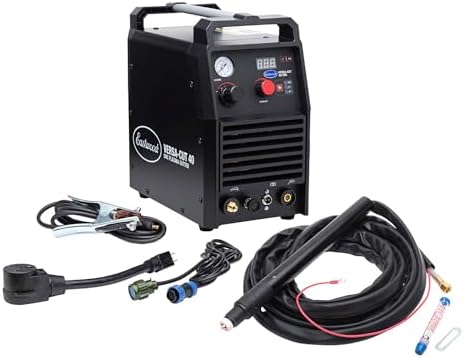 Eastwood Versa-Cut CNC Cut 40A Plasma Cutter Machine with Cutting Machine Torch | Professional and Industrial Grade Metal Precision Cutting and Sheet Fabrication Tools | Dual Voltage 120V / 240V