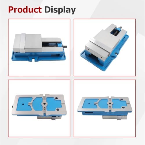 findmall Accuracy Mill Vise Without Base 6 X 5-1/2" for Milling Shaping and Drilling Machines