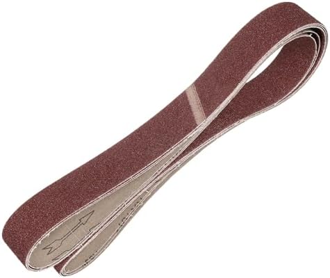 HARFINGTON 2 x 72 Inch Sanding Belts, 3 Pcs 36 Grits Aluminum Oxide