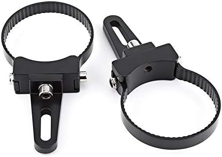 2.5" Aluminum Bullbar Mounting Bracket Clamps for LED Light Bar Mount Car Truck SUV ATV(2.5inch)