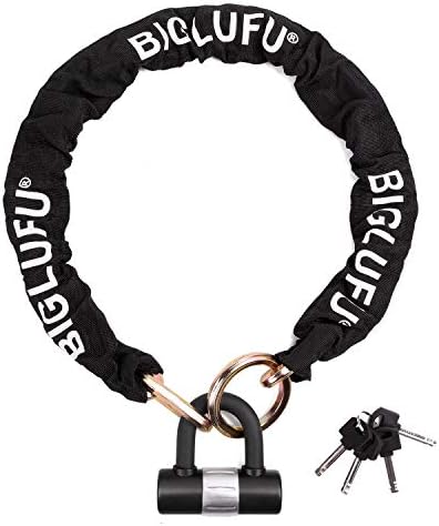Motorcycle Chain Lock, 3.3FT Heavy Duty Anti Theft Bike Lock Chain