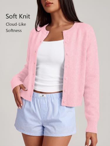 Trendy Queen Cropped Cardigan Sweaters for Women Fall Fashion Clothes 2026