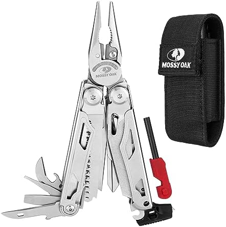 MOSSY OAK 19-in-1 Multitool Pliers Stainless Steel Self-Locking