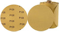 100 PCS 6 Inch PSA Sanding Discs 120 Grit Sandpapers Self Stick Sand Paper Adhesive Backed Sandpaper Roll Designed for Woodworking Metal Polishing