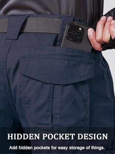 CNBQDD Mens Work Pants Cargo Tactical Construction for Men Ripstop Waterproof Lightweight Outdoor Hiking with Pockets
