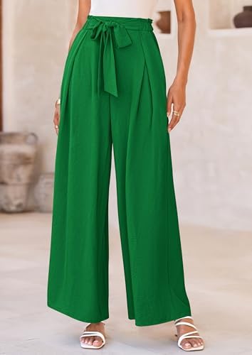 PRETTYGARDEN Women's Palazzo Wide Leg Work Dress Pants