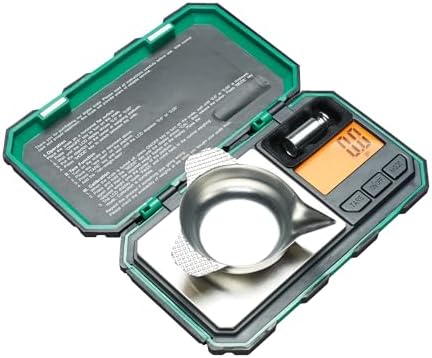 RCBS 1500 Grain Pocket Scale – Digital Reloading – 0.1 Grain – Ready to Use - Green