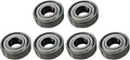 6 pcs Guide Bearing Set fits - Wellsaw 100406-1 Bandsaw - Bandsaw Guide Bearings - Replacement Bearing