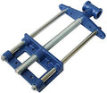 HFS(R) 10.5 Inch Heavy Duty Front Screw Woodworking Bench Vise for Workbench, Chrome Plating Leg Vise Hardware