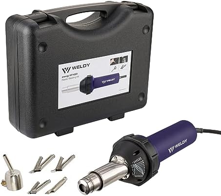 Hot Blast Torch Overlap Air Welding Gun Welder Pistol Tool Hot Air Gun 1600W (120 Voltage and speed nozzle)