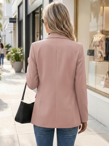 Mina Self Women's Business Casual Blazer Slim Fitted Lightweight Jacket