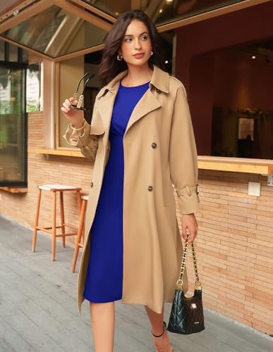 GRACE KARIN Women's Cap Sleeve Bodycon Work Business Office Midi Dress