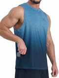 KPSUN Men's Quick Dry Workout Tank Top Summer Beach Shirt | UPF 50+ Sleeveless Gym Muscle Shirt with Hidden Pocket for Keys. Ideal for Gym Training, Outdoor Running, And Beach Workouts