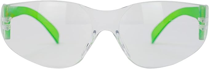 BISON LIFE Clear Safety Glasses – ANSI Z87.1 Scratch & Impact Resistant Wrap Around Eye Protection Goggles for Men & Women