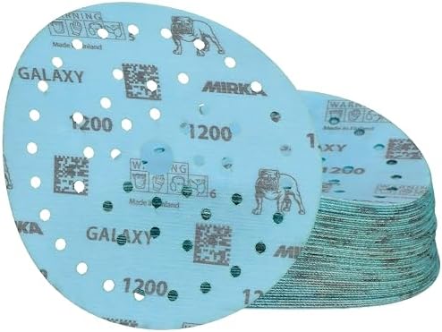 Mirka - Sanding Discs - Galaxy Multifit 6 inch 1200 Grit 50 Pack