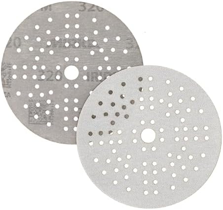Mirka Abrasive Sheets Iridium 5 Inch Hook and Loop Sandpaper Discs