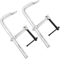 MAXPOWER Thick Rail F Clamp, 12" Opening, 5-5/8" Throat