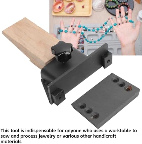 Clip Bench Processing Jewelry, Jewelry Bench Metal Holder, Cutting Jewelry Tool, Wooden Bench Pin, for Craftsman for Workbench, Bench for Jewelry Crimping