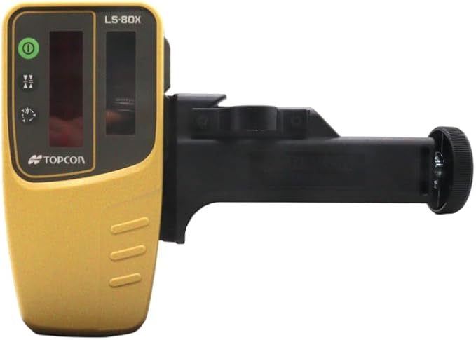 Topcon RL-H5A Horizontal Self-Leveling Rotary Laser Level Kit- LS-80X Receiver, NiMH Battery, and Charger 2600ft Range, ±1/16" Accuracy at 100ft, IP66 Rated for Construction, Grading & Excavating