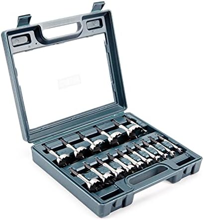INTOO Hex Shank Forstner Bit Set 16 pcs Multi Sided Shank Wood Drill bit Set