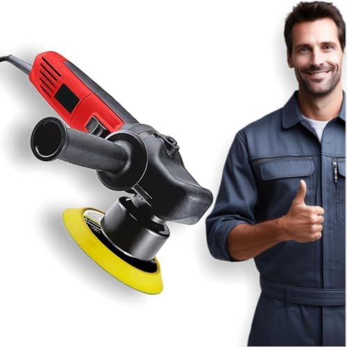 5.7 Amp 6 in. Short-Throw Random Orbit DA Polisher/Sander (1814E-B) Compatible with BAUER - Short-Throw Random Orbit for Swirl-Free Finish Perfect for Car, Boat, and RV Detailing