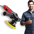 5.7 Amp 6 in. Short-Throw Random Orbit DA Polisher/Sander (1814E-B) Compatible with BAUER - Short-Throw Random Orbit for Swirl-Free Finish Perfect for Car, Boat, and RV Detailing