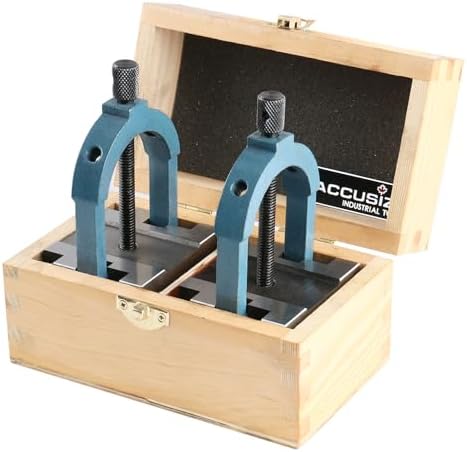 Accusize Multi-Use V-Block Clamp Set, 2-3/8" x 2-3/4" x 2", 0303-0219