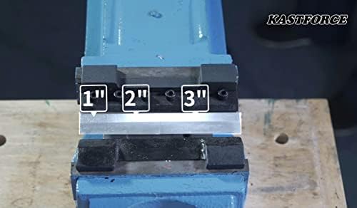 KF5012 6 Inch 150 mm Vise Mount Metal Brake Bender Attachment Bending Max Capacity 14 Gauge 2mm Mild Steel 1/8" Aluminum