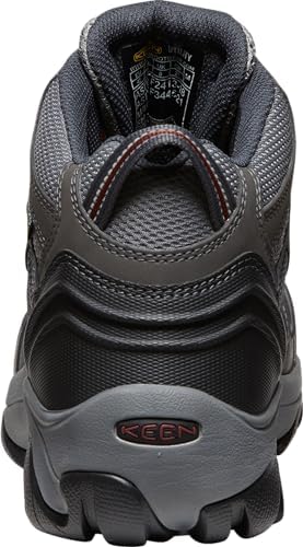 KEEN Utility Men's Lansing Mid Height Steel Toe Waterproof Work Boots