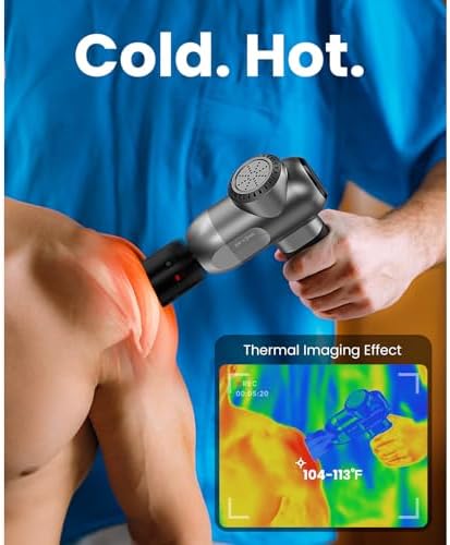 BOB AND BRAD C2 Pro Massage Gun with Heat and Cold Therapy, FSA Eligible & HSA Approved, PT-Developed Deep Tissue Back Massager for Athletes, Men & Women — Birthday & Holiday Gifts