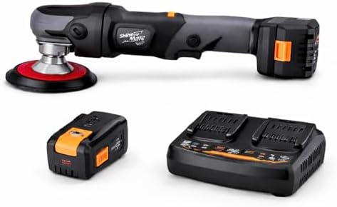 Cordless Polisher Kits | DA Orbital Rotary & Mini Systems | Style Selects Model | 18V & 10.8V Options | Backing Plates 30mm-148mm | Orbit 9mm-21mm Range (EB251-5 KIT, Rotary)