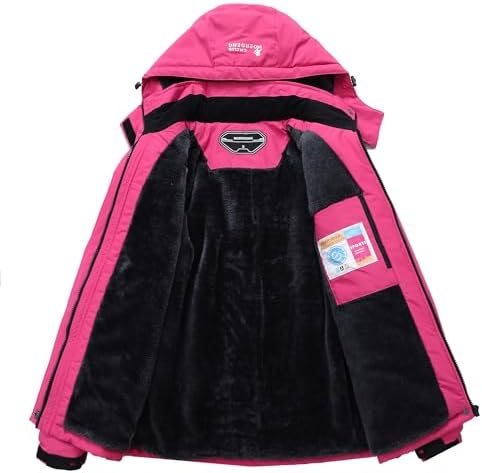 MOERDENG Women's Ski Jacket Warm Winter Coat Snowboarding Jacket