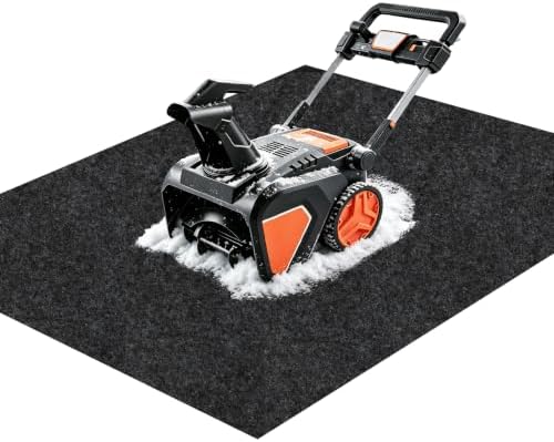 60x72in Snow Blower Mat, Absorbent Snow Blower Floor Mat