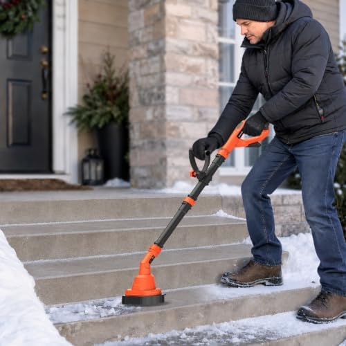 Grasstigon Cordless Ice Scraper 16-Inch Compatible with DeWALT 20V Battery