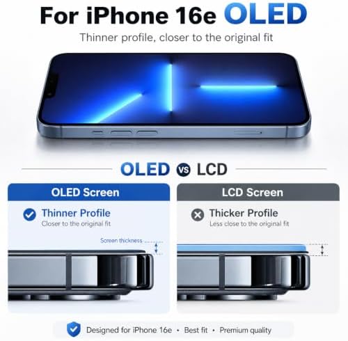 NB+ for iPhone 16E OLED Screen Replacement Compatible with Repair Kit