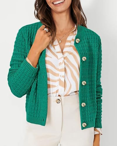 PRETTYGARDEN Women's Fall Lightweight Cardigan Sweaters