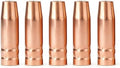 5PK MIG Welding Gas Nozzle 21-50 1/2" Compatible for Lincoln Magnum 100L K530 Series & Century & Tweco Mini/#1 Welding Torch Gun Parts