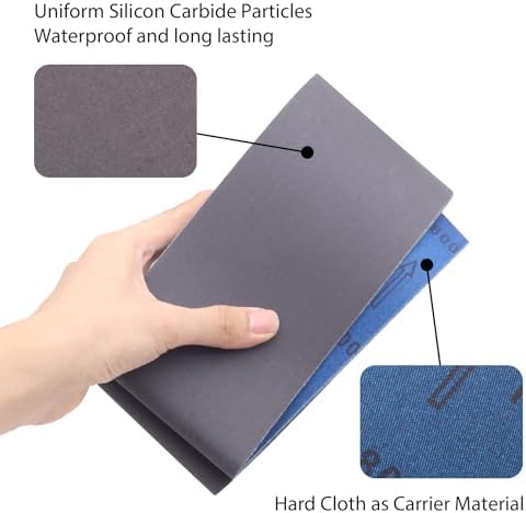 3 x 18 Inch Silicon Carbide Sanding Belts, 15 Pack